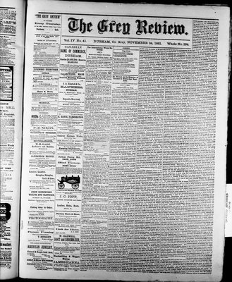 Grey Review, 24 Nov 1881