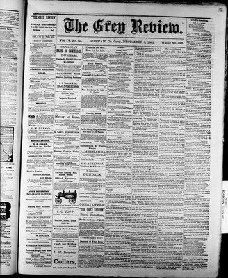 Grey Review, 8 Dec 1881