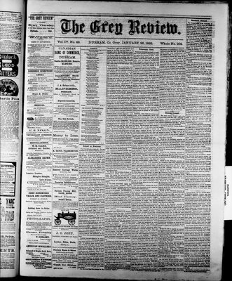 Grey Review, 26 Jan 1882