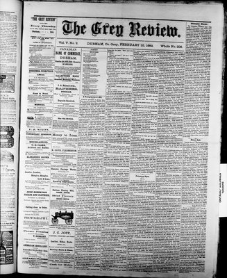 Grey Review, 23 Feb 1882