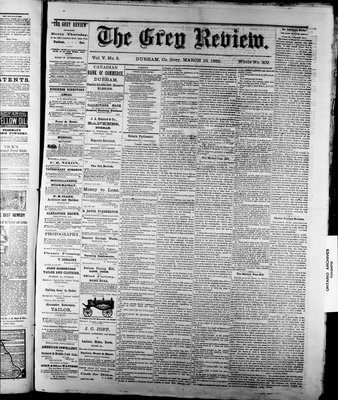 Grey Review, 16 Mar 1882