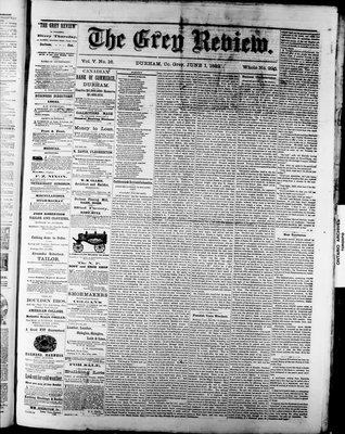 Grey Review, 1 Jun 1882