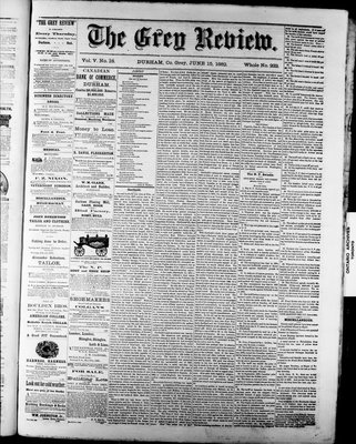 Grey Review, 15 Jun 1882