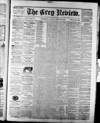 Grey Review, 22 Jun 1882