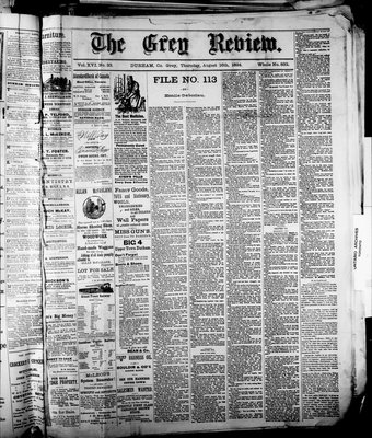 Grey Review, 16 Aug 1894