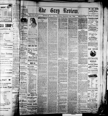 Grey Review, 13 Sep 1894