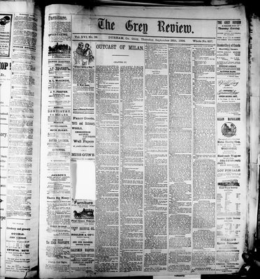 Grey Review, 20 Sep 1894