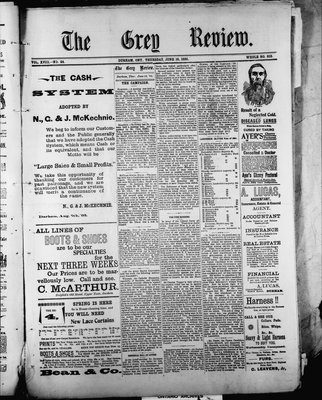 Grey Review, 18 Jun 1896