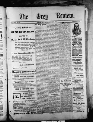 Grey Review, 25 Jun 1896