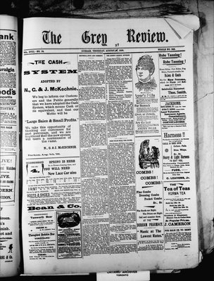 Grey Review, 27 Aug 1896