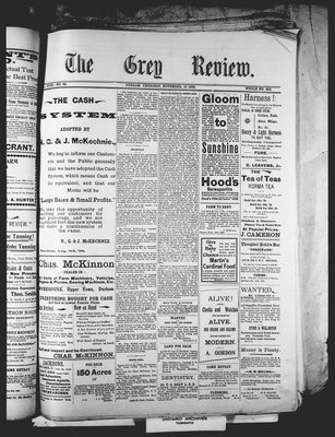 Grey Review, 12 Nov 1896