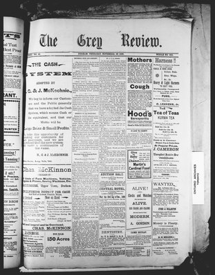 Grey Review, 26 Nov 1896