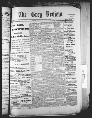 Grey Review, 10 Dec 1896