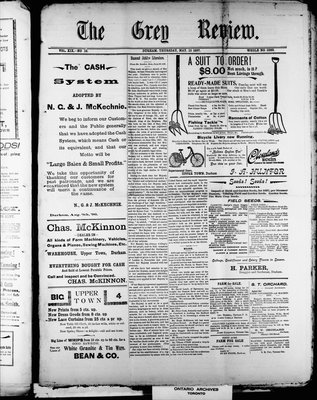 Grey Review, 13 May 1897