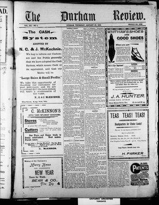 Durham Review (1897), 20 Jan 1898