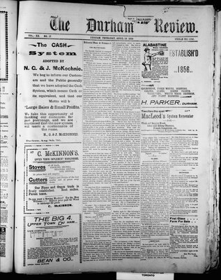 Durham Review (1897), 28 Apr 1898