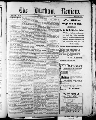 Durham Review (1897), 2 Jun 1898