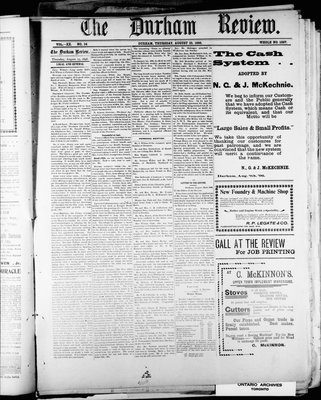 Durham Review (1897), 25 Aug 1898