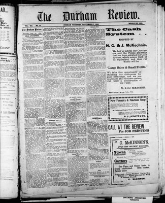 Durham Review (1897), 1 Sep 1898