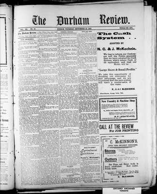 Durham Review (1897), 22 Sep 1898