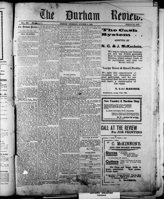 Durham Review (1897), 6 Oct 1898