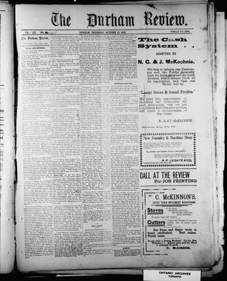 Durham Review (1897), 13 Oct 1898