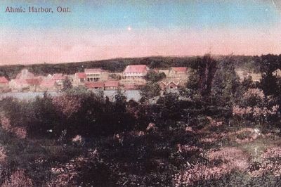 Ahmic Harbour view from the South Shore 1908