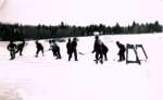 Hockey on Ahmic Lake