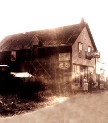 Arthur Demberline and his store