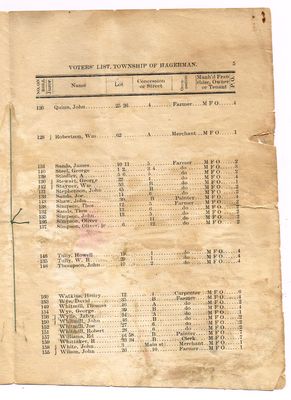 1898 Voters List - Pg 5