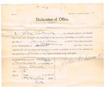 1904 declaration of office - Whitmell