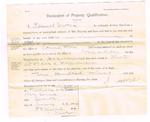 1904 Declaration of property qualification  - Moore