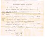 1904 Declaration of property qualification - Whitmell