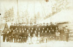 Photograph of Workers at a Bush Camp, circa 1915