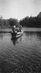 Boating on the lake at McAmmonds, circa 1930