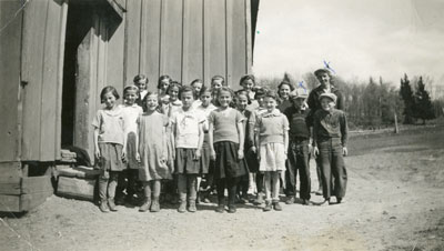 Class Photo, Maple Island School, circa 1940