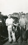 Mr Derner and Jim McAmmond, circa 1950