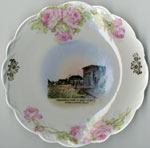 China plate, Dunchurch from Buchanan's Store, Looking South, circa 1910