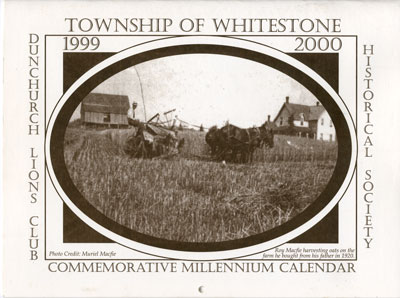 Whitestone Historical Society Calender - 1999 & 2000