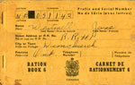 Jane Whitmell's Ration Book, 1940