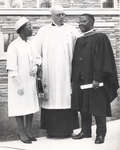 J. Ray Houser and Priscilla Payne with Roland J. Payne at his graduation from Evangelical Lutheran Seminary of Canada