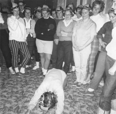 Waterloo Lutheran University initiation week, 1960