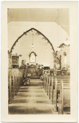 Interior of Zion English Evangelical Lutheran Church, Sault Ste. Marie, Ontario