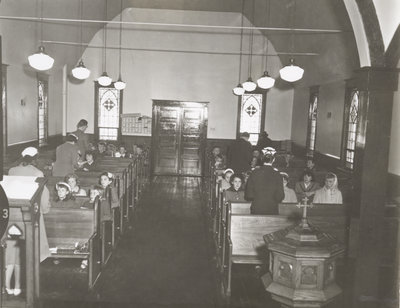 Interior of Zion English Evangelical Lutheran Church