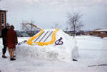 Snow sculpture at Waterloo Lutheran University Winter Carnival 1962