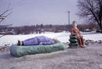 Snow sculpture at Waterloo Lutheran University Winter Carnival 1962