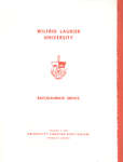 Wilfrid Laurier University baccalaureate service program, fall 1974
