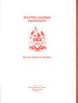 Wilfrid Laurier University baccalaureate service program, fall 1993