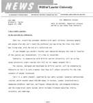 076-1980 : 7 WLU credit courses to be carried by TVOntario