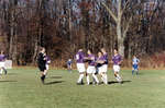 Wilfrid Laurier University men's soccer team during a game